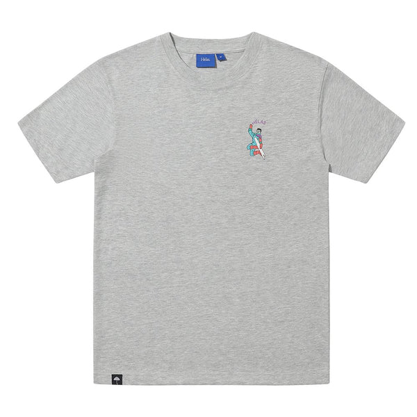 Helas Splash T-Shirt - Heather Grey - Streetart.fr